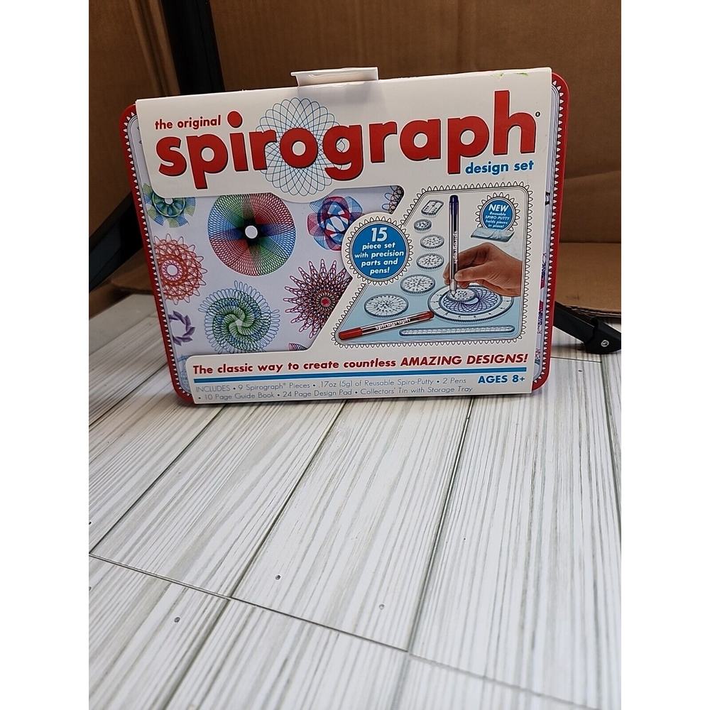 Spirograph Design Set Tin -- Classic Gear Design Kit in a Collectors Tin.NEW
